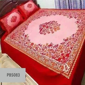 Print BedSheet with Pillow Covers PBS083