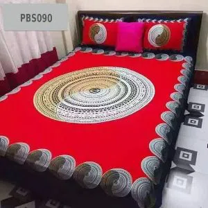 Print BedSheet with Pillow Covers PBS090 