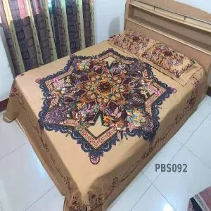 Print BedSheet with Pillow Covers PBS092 