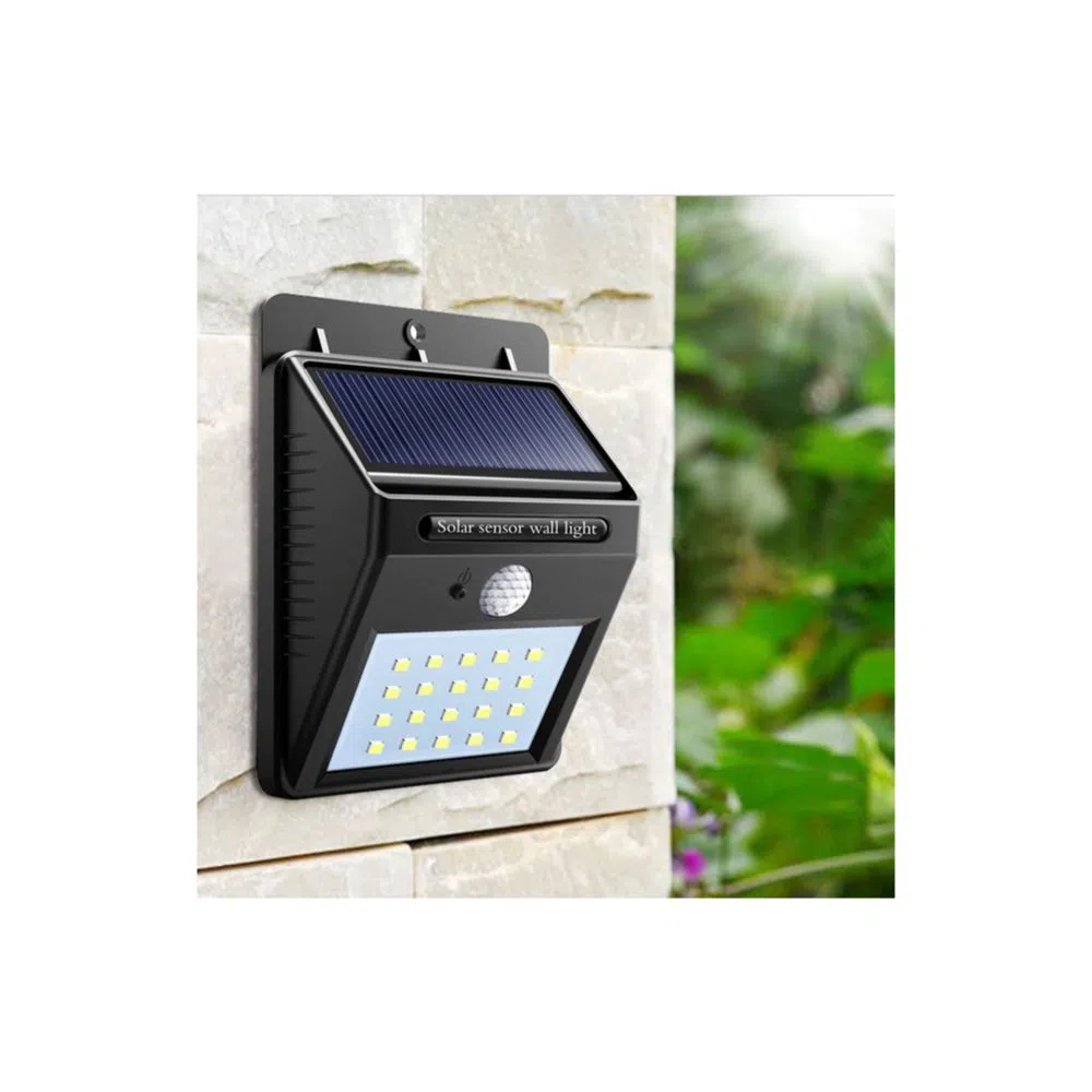 Solar Sensor Wall Light 4 SMD LED