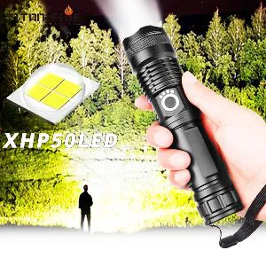 XHP50 Waterproof High Lumens LED Flashlight