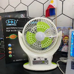 Multifunction Rechargeable Fan with LED Light