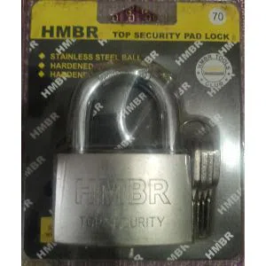 Hmbr top security 70mm pad lock