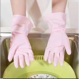 Cleaning Dishwashing Safe Material Soft Fit Kitchen Hand Gloves