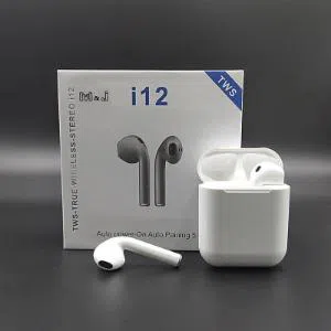 I12 TWS Bluetooth 5.0 Earbuds True Wireless Bluetooth Earphone With Charging Case
