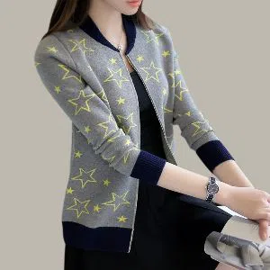 Winter Ladies Jacket Sweatshirts For Women - ASH