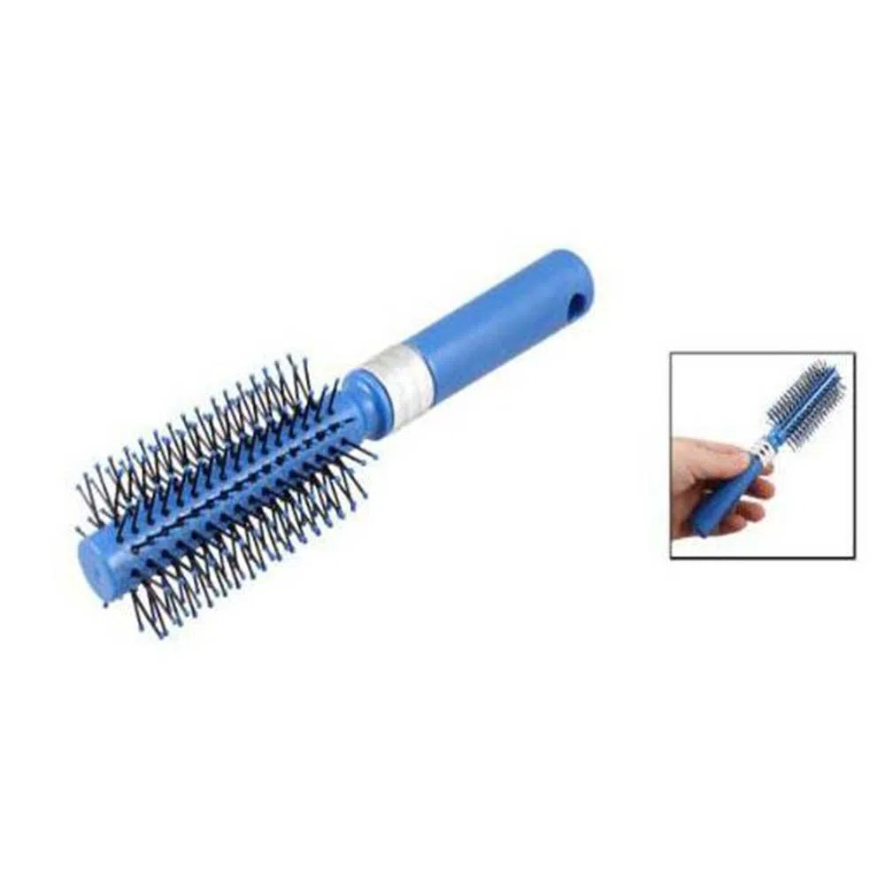 Round Brush Curly Hair Roller Brush Nylon Bristle 