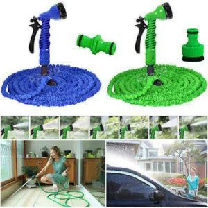 Water Pump Motor Hose Pipe For Bike or Car Wash & Garden Clear