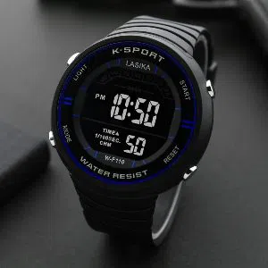 NEW LASIKA W-F110 Water Resistance/ Waterproof Silicon Digital Watch for Men