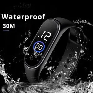 Silicone New Fashion Touch LED Sports Watch Waterproof