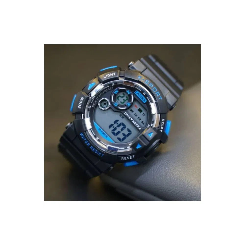 LASIKA W-H9006 Water Resistance/ Waterproof Silicon Digital Watch for Men With Lasika Box