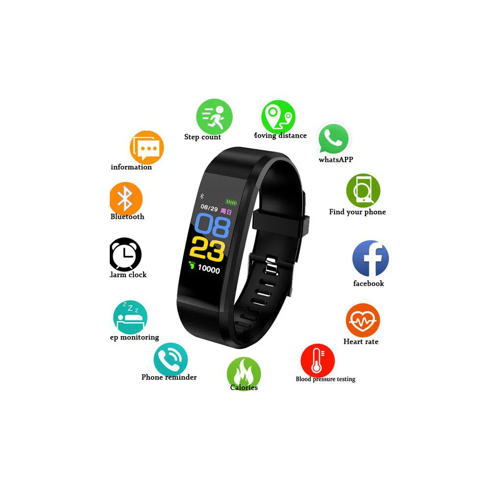 M3/M4 type D115+ PLUS Bluetooth Bracelet Smart Watch iOS / Android