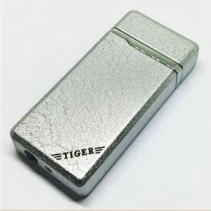 Tiger Silver Metal Lighter