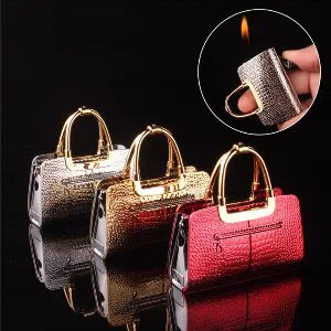 Handbag Shaped Lighter - Womens Refillable Novelty Butane Lighter random 1 Pc
