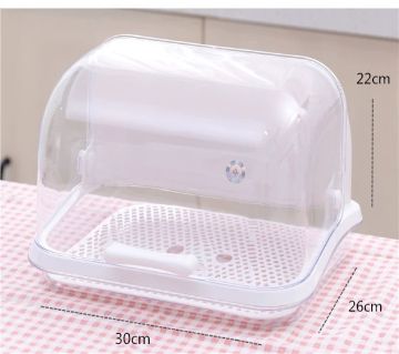 Baby bottle storage box tableware drying cleaning basin baby tableware food dustproof storage box