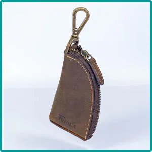 Vintage Color Key Wallet Fingla Leather 