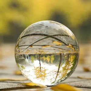 80 mm Photography Lens Ball Natural Crystal Quartz Glass Travel Take Pictures Decorative Balls