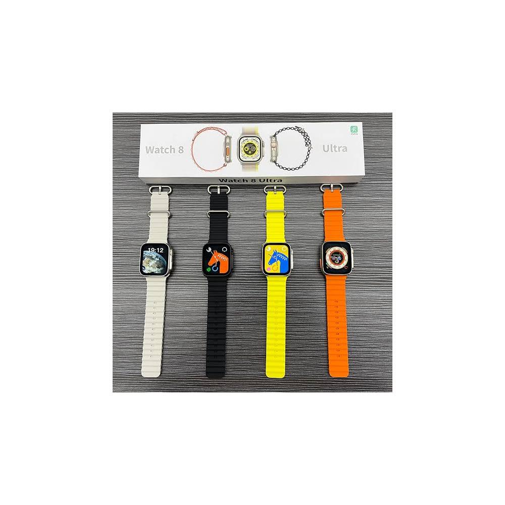 Watch 8 Ultra Waterproof 1.99" HD Screen Smartwatch Wireless Charging - 1 Piece (Assorted Colour)