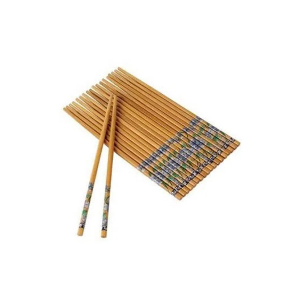 Wooden Family Chopstick 10 Pairs 1set