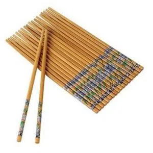 Wooden Family Chopstick 10 Pairs 1set