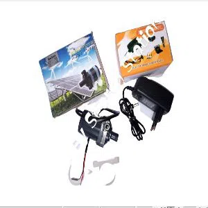 Mini Water Pump AC 220 Volt, Water Proof with Power Adapter
