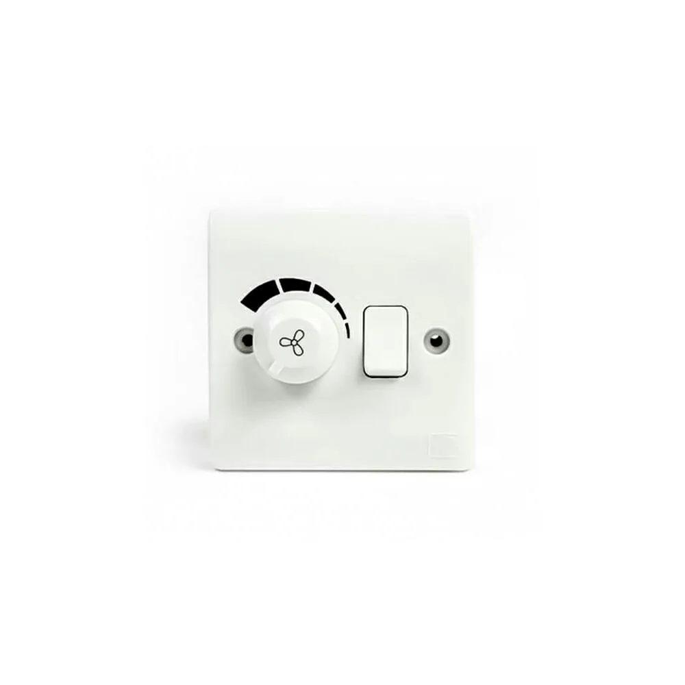 Fan Regulator Dimmer Economy With Switch White