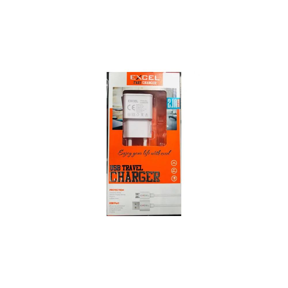 Excel 2.1A E100 Micro Fast Charger