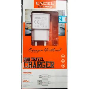 Excel 2.1A E100 Micro Fast Charger