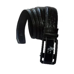 Leather belt for Men Gear/ Auto(EL-1533) Black