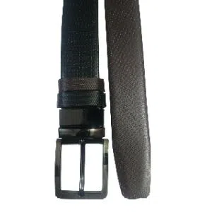 Reversible Leather belt for Men (EL-1510) Black & Brown