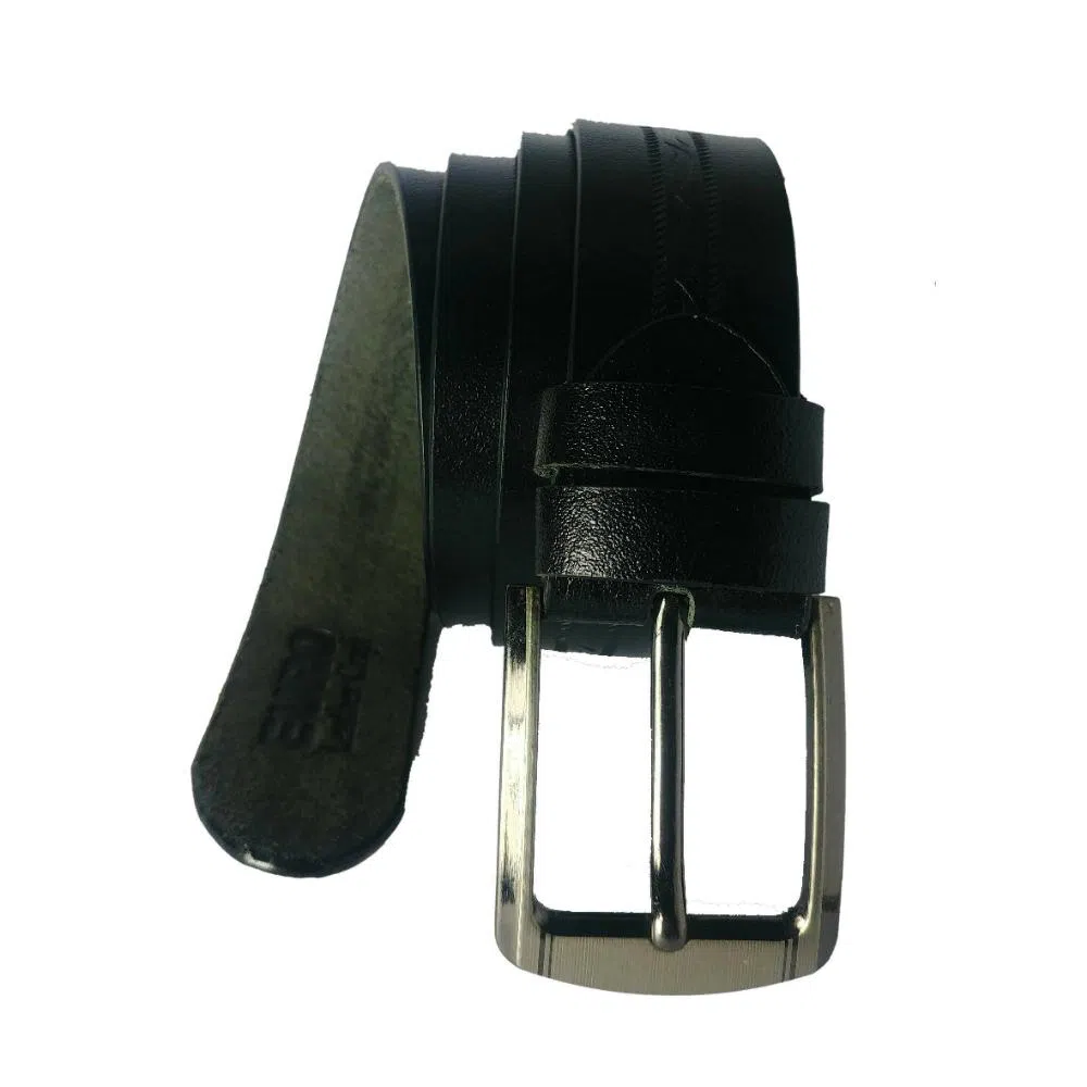 One Part Leather belt for Men ( EL-700) Black