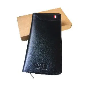 Ladies Leather Hand Purse Cum Mobile Cover(EL-801) Black