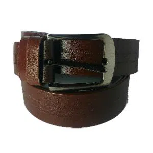 One part Leather Belt for Men ( EL-700) Brown