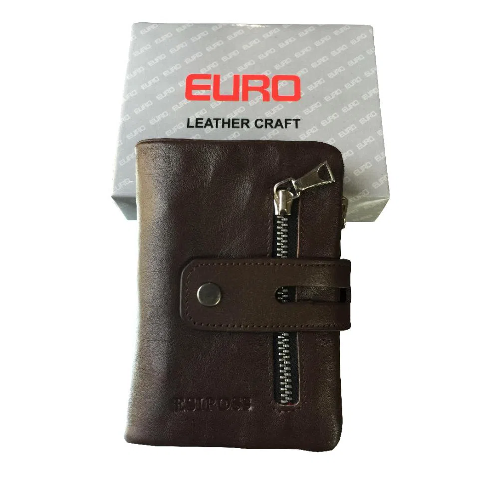 Leather Wallet for Men (EL-594) Brown