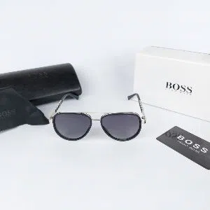 Hugo Boss Brand Black lens With Silver Frame Sunglass  (Copy)