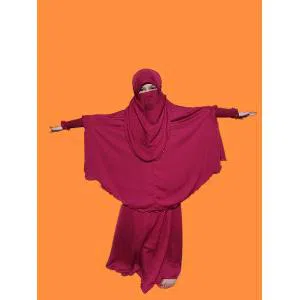 Baby khimar borka hijab adjust niqab with skirt full set