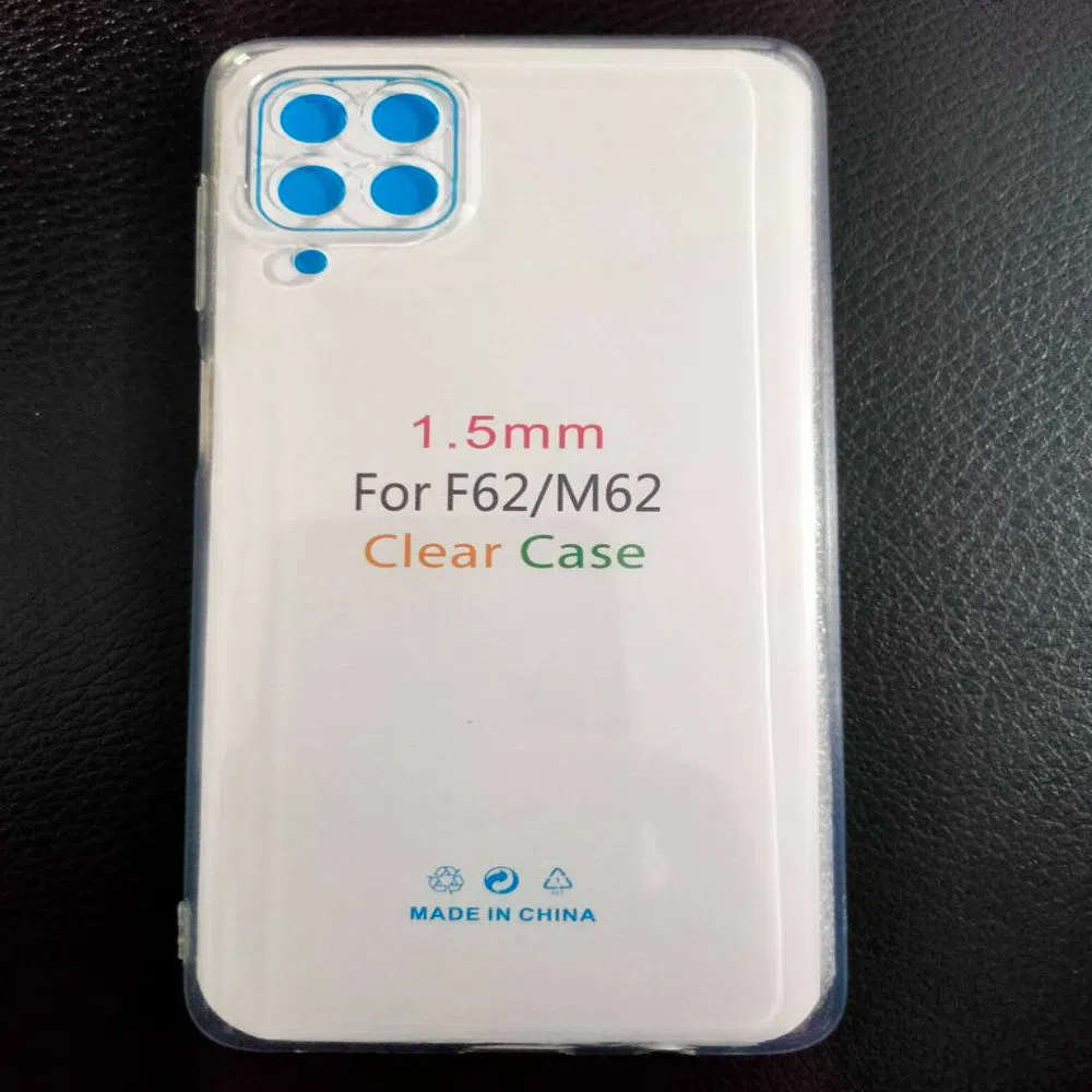 1.5mm  Transparent Back Cover for  Samsung F62/M62