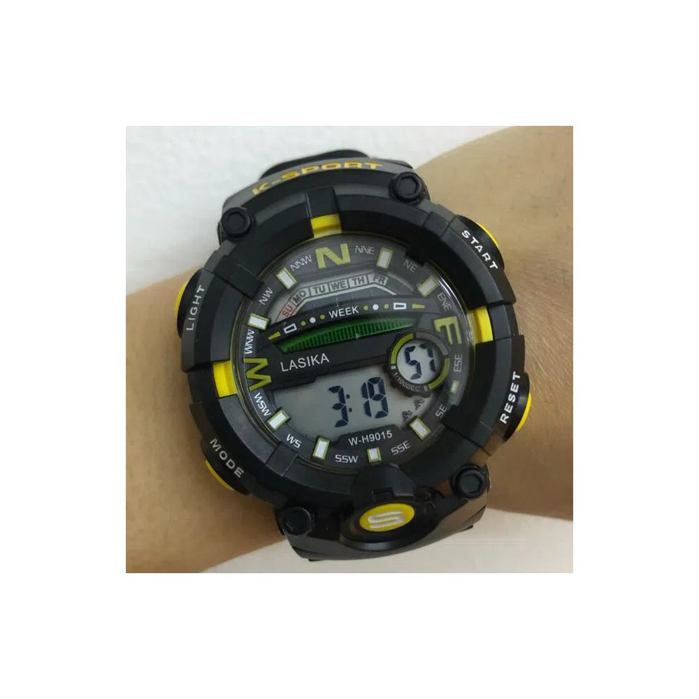 LASIKA W-H9015 100% Water Resistance/ Waterproof 50m Silicon Digital Watch for Men With Lasika Box