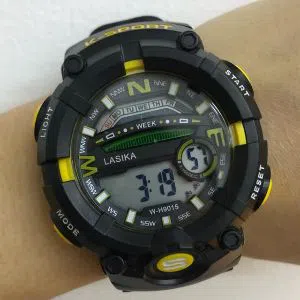 LASIKA W-H9015 100% Water Resistance/ Waterproof 50m Silicon Digital Watch for Men With Lasika Box