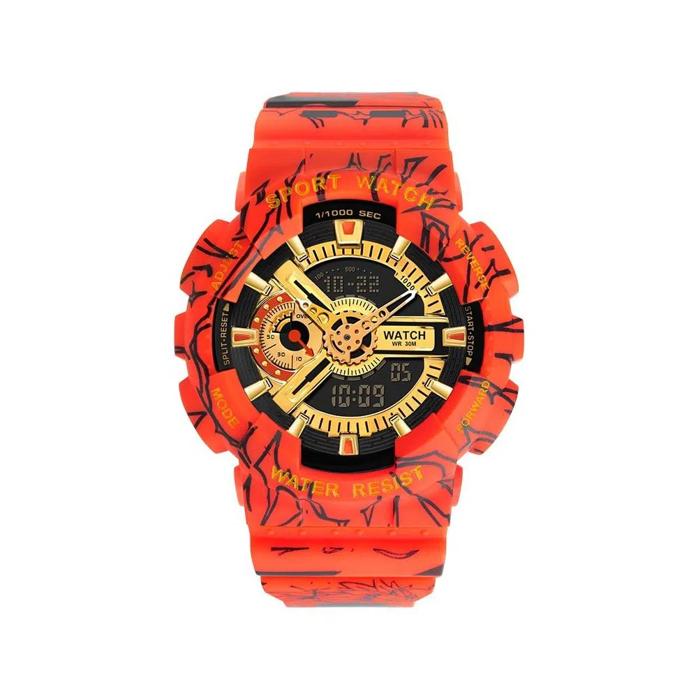 Boys Digital Waterproof Sport Fashion Luxury Military Quartz Watch Alarm Day Time LED Wristwatches