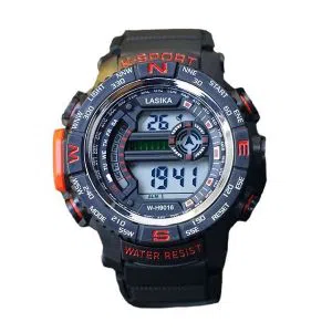 LASIKA W-H9016 Water Resistance/ Waterproof Silicon Digital Watch for Men With Lasika Box