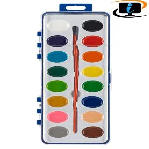 Watercolor Paint Set 16-Color With Brush