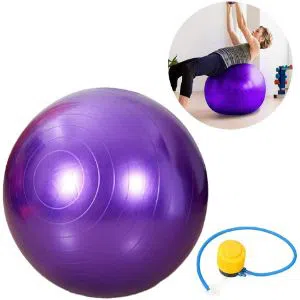 Yoga Anti-Burst Fitness Exercise Gym Ball with Pump -1pc
