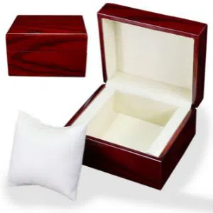 Wooden Watch Display Box - Red