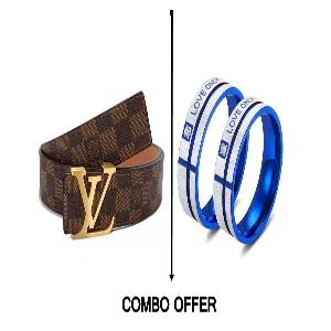 louis-vuitton-damier-ebene-belt-copy-couple-wedding-rings-love-only-you-combo