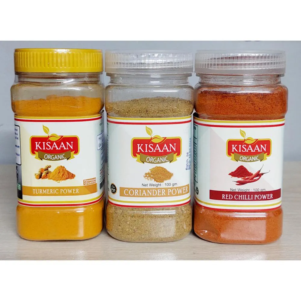 Kisaan Holud, Chilli Powder, Donia Combo Pack -300gm