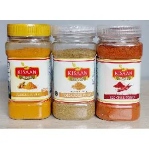 Kisaan Holud, Chilli Powder, Donia Combo Pack -300gm