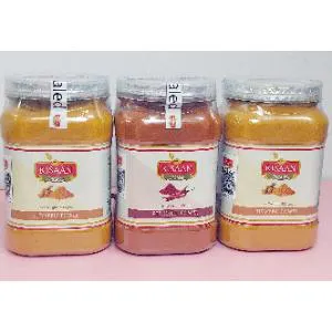 Kisaan Combo Pack Turmeric Powder 500gm and Chili Powder 500gm