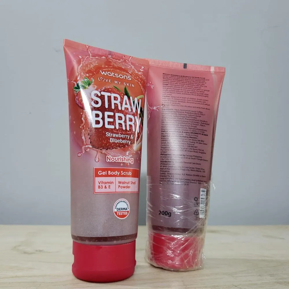 Watsons Body Scrub Strawberry Flavour