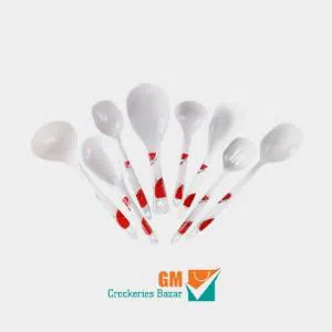 8 Pcs Spoon Set With Hanger Assorted